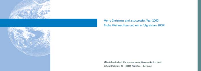 Weihnachtskarte, Innenseite