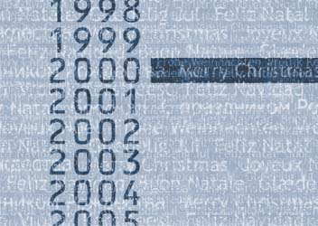 Weihnachtskarte, Vorderseite