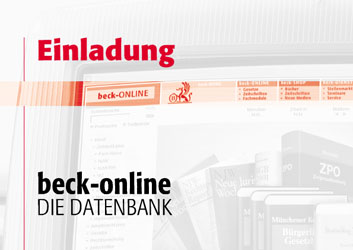 Verlag C.H.Beck, Einladungskarte, Vorderseite