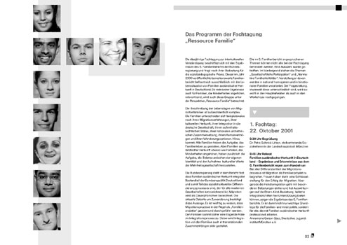 Landeshauptstadt München, Interkulturelle Verständigung, Fachtagung, Dokumentation, Innenseiten