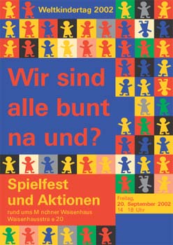 Landeshauptstadt München, Weltkindertag, Vorderseite