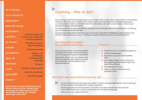 Falter, Gesundheitscoachings, Innenseite