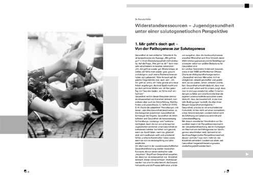 Landeshauptstadt München, Tagungsdokumentation, Innenseiten